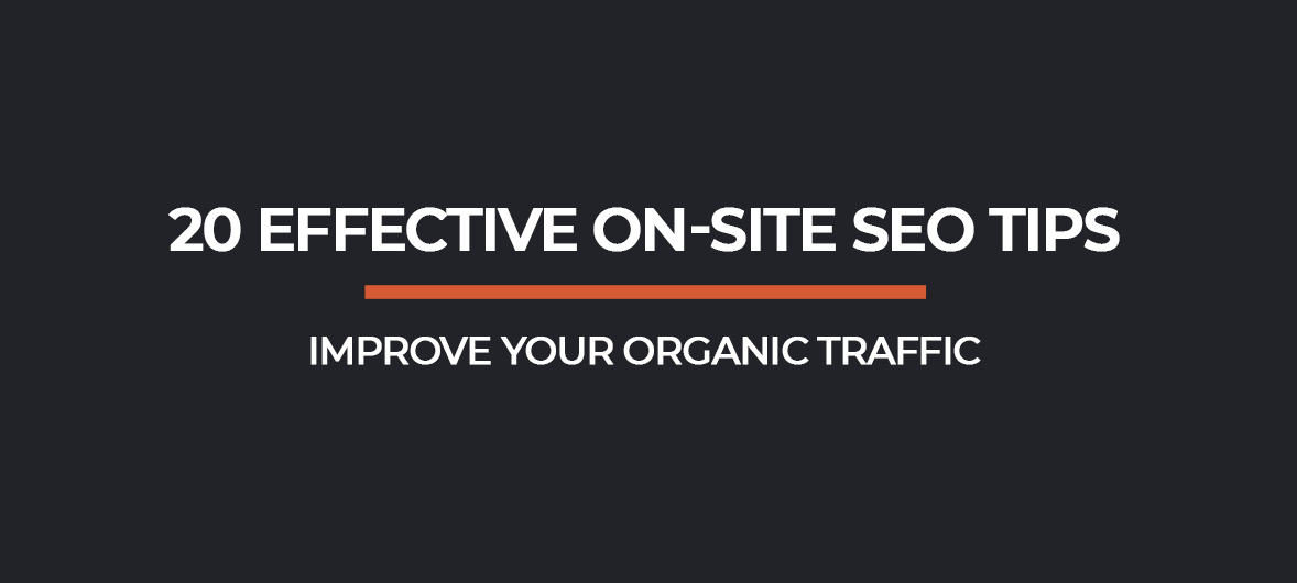 20 Effective On-Site SEO Tips
