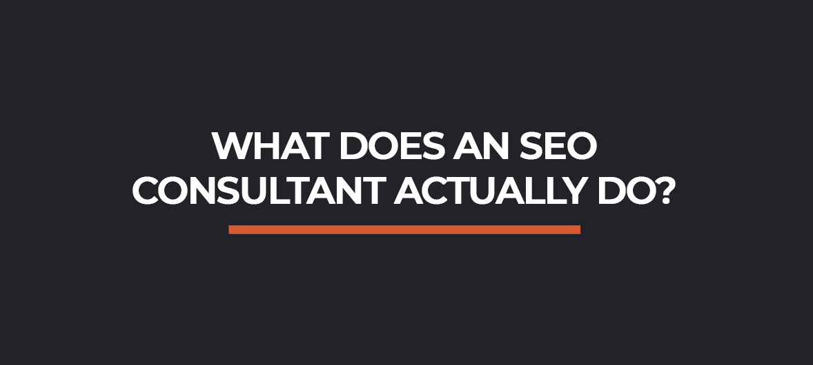 What does an SEO consultant actually do?
