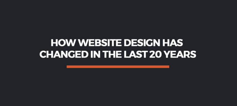 How website design has changed