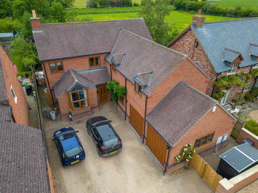 Domestic house drone photo
