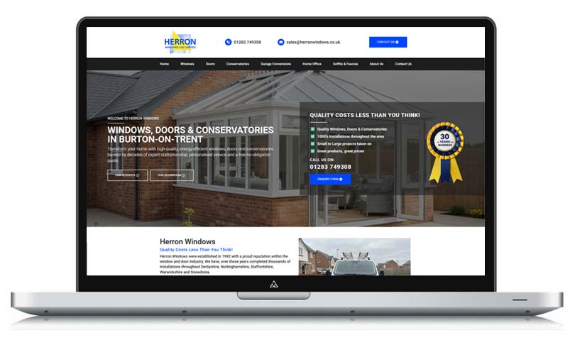 Redesigning the Herron Windows Website