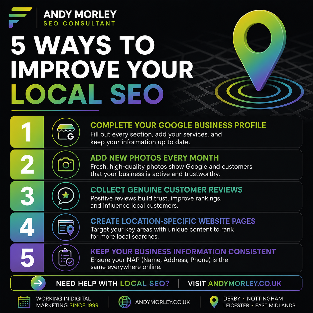 5 Ways to Improve Your Local SEO in Derby